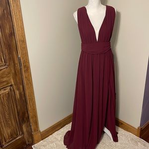 Maroon dress